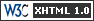 Valid XHTML 1.0 Transitional